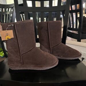 BearPaw Chocolate Suede Boots